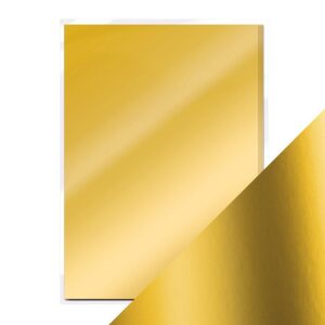 Craft Perfect - Satin Mirror Card - Gold Pearl