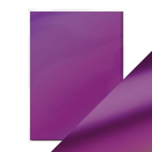 Craft Perfect - Satin Mirror Card - Purple Mist