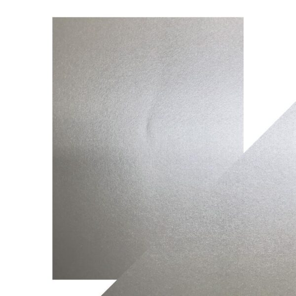 Craft Perfect - Pearlescent Card - Luna Silver