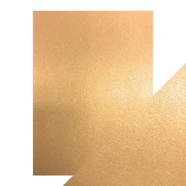 Craft Perfect - Pearlescent Card - Majestic Gold