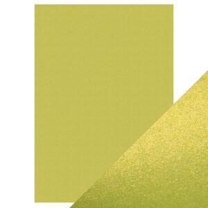 Craft Perfect - Pearlescent Card - Lime Light