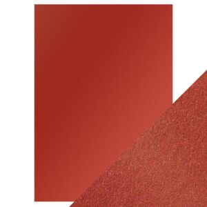 Craft Perfect - Pearlescent Card - Red Velvet