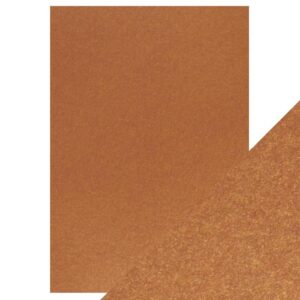 Craft Perfect - Pearlescent Card - Rusted Crimson