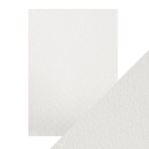 Craft Perfect - Luxury Embossed Card - Pearl Ripple