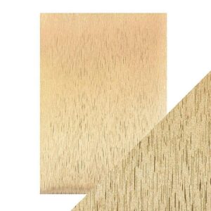 Craft Perfect - Luxury Embossed Card - Golden Satin