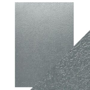 Craft Perfect - Luxury Embossed Card - Ice Grey Glacier