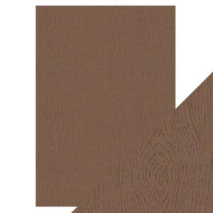 Craft Perfect - Hand Crafted Cotton Paper - Oak Woodgrain