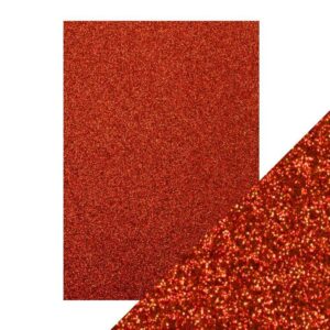 Craft Perfect - Glitter Card - Ruby Ritz