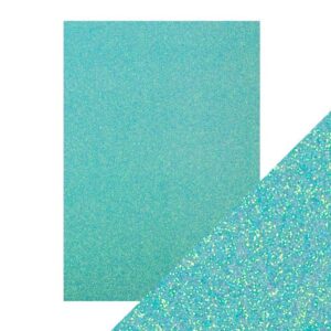 Craft Perfect - Glitter Card - Tropical Tide