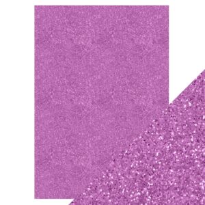 Craft Perfect - Glitter Card - Berry Fizz