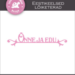 Lõiketera "Õnne ja edu"