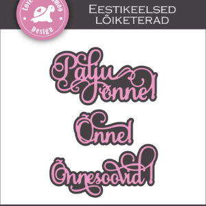 Lõiketerade komplekt "Õnnesoovid"