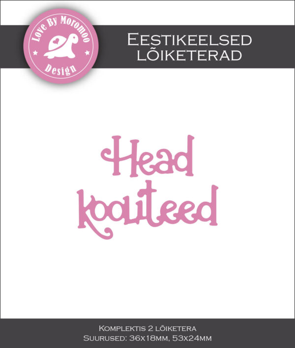 Lõiketerade komplekt "Head kooliteed"