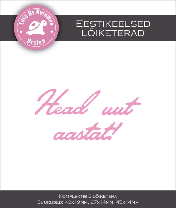 Lõiketerade komplekt "Head uut aastat"