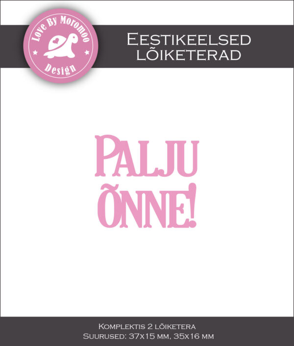 Lõiketerade komplekt "Palju õnne"