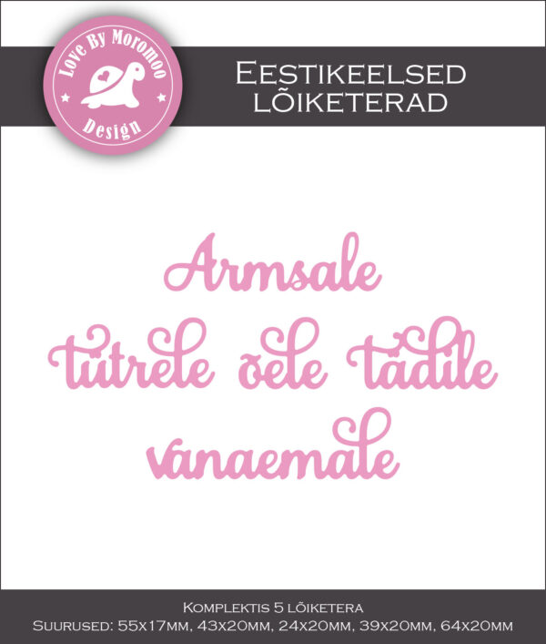 Lõiketerade komplekt "Perekonnale" (naised)