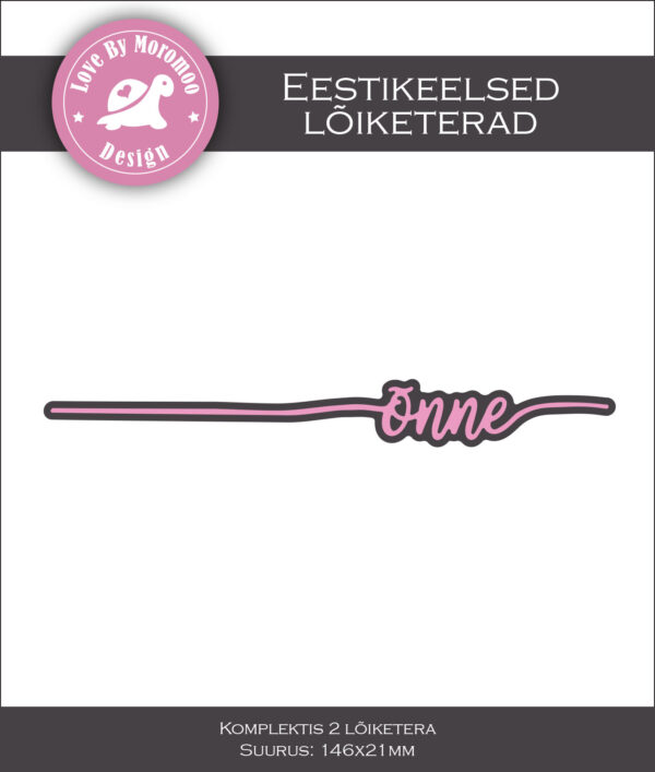Lõiketerade komplekt "Õnne(pintselkirjas)"