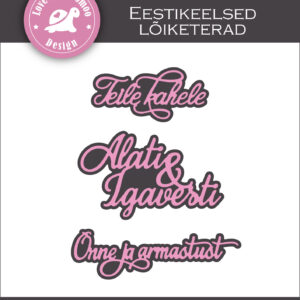 Lõiketerade komplekt "Pulmad"