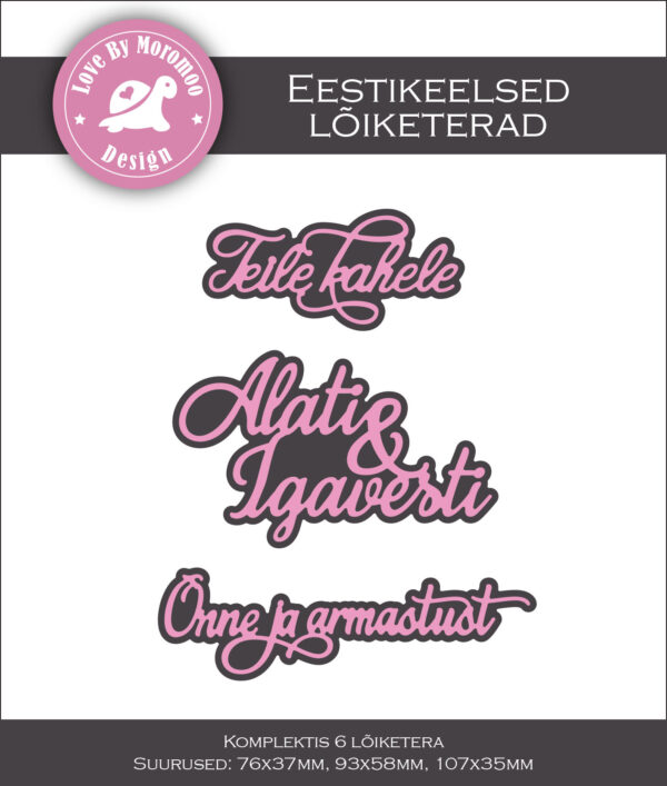Lõiketerade komplekt "Pulmad"