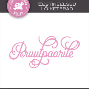 Lõiketera "Pruutpaarile"