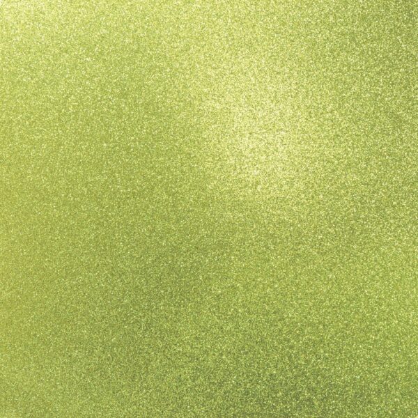 Glitterkartong - Kaisercraft - Pistachio (1 leht 30.5x30.5 cm mõõdus)