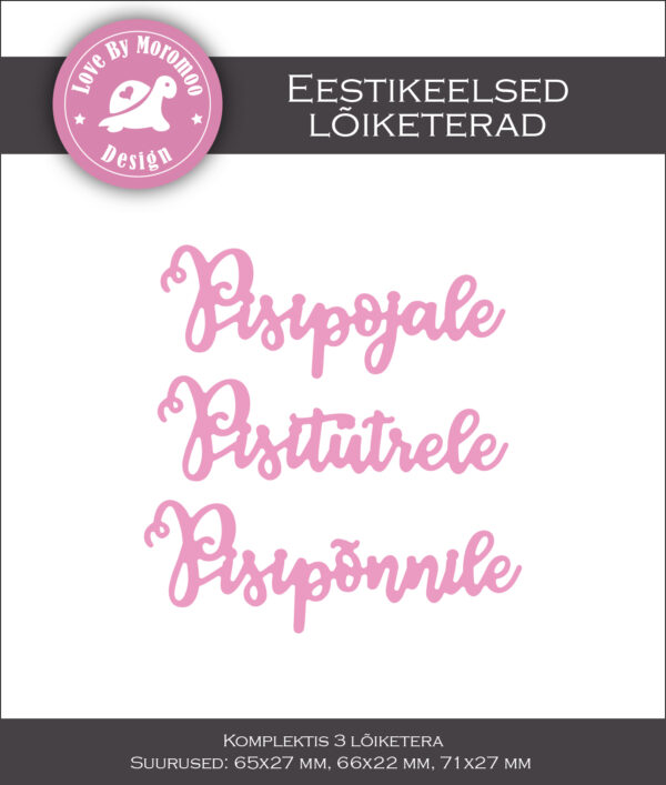 Lõiketerade komplekt "Pisipojale, pisitütrele, pisipõnnile"