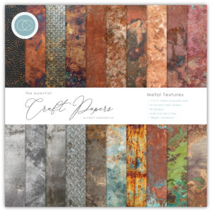 Craft Consortium - Metal Textures 12 x 12 disainpaberikomplekt