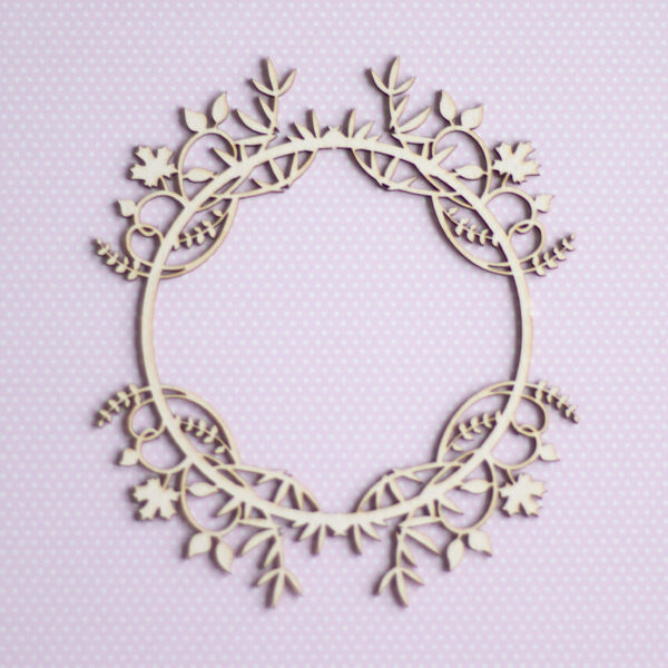 Chipboard "Raam lilledega"