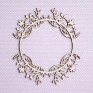 Chipboard "Raam lilledega"