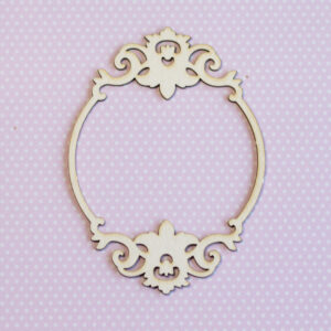 Chipboard "Raam Madame ovaalne"