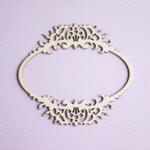 Chipboard "Raam Madame ovaalne"