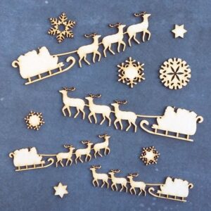 Chipboardide komplekt "Jõulusaanid"