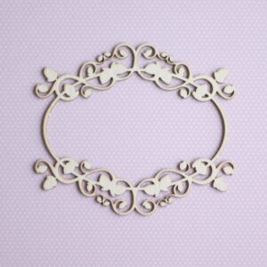 Chipboard "Raam väätidega väike"