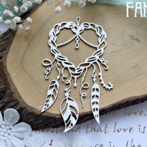 Chipboard "Boho süda"