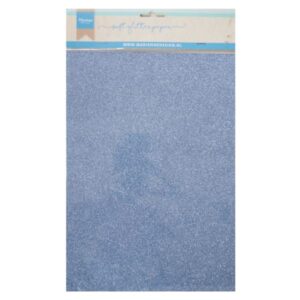 Marianne Design - Glitter card - Blue - 5xA4