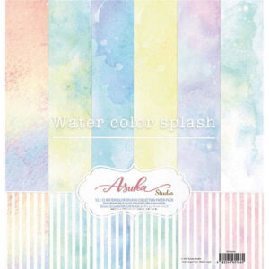 Memory Place Watercolor Splash 12x12 Inch Paper Pack