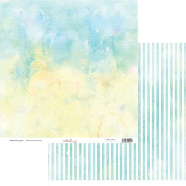 Memory Place Watercolor Splash 12x12 Inch Paper Pack - Image 7