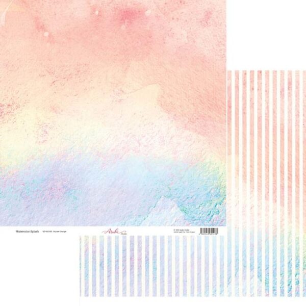 Memory Place Watercolor Splash 12x12 Inch Paper Pack - Image 4