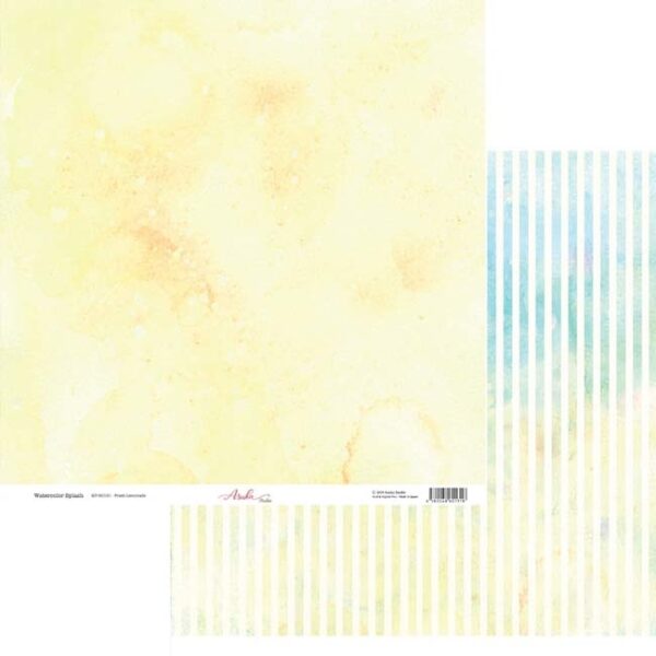 Memory Place Watercolor Splash 12x12 Inch Paper Pack - Image 3