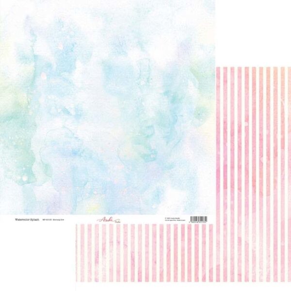 Memory Place Watercolor Splash 12x12 Inch Paper Pack - Image 2