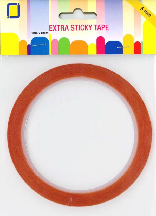 JEJE - Extra Sticky - kahepoolne teip 6mm