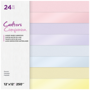 Crafter's Companion Pastels 12x12 Inch Luxury Mixed Cardstock Pad