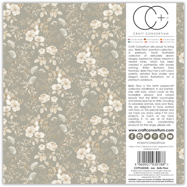Craft Consortium - Belle Fleur disainpaberite komplekt (12x12in) - Image 6