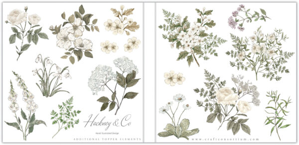 Craft Consortium - Belle Fleur disainpaberite komplekt (12x12in) - Image 5