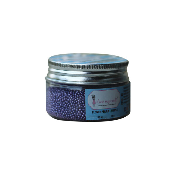 Dress My Craft - Flower Pearls - Purple