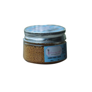 Dress My Craft - Flower Pearls - Golden