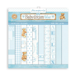 Stamperia - Babydream Blue - disainpaberite komplekt (12x12in)