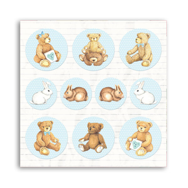 Stamperia - Babydream Blue - disainpaberite komplekt (12x12in) - Image 2