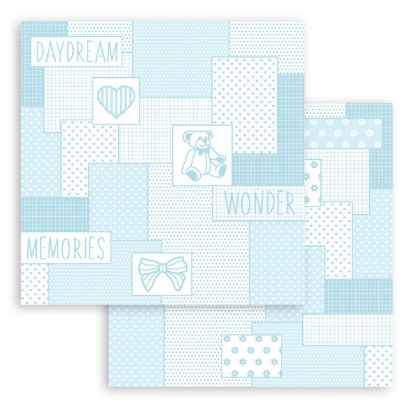 Stamperia - Babydream Blue - disainpaberite komplekt (12x12in) - Image 5