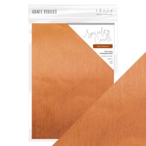 Craft Perfect - Luxury Embossed Card - Siena Treasure